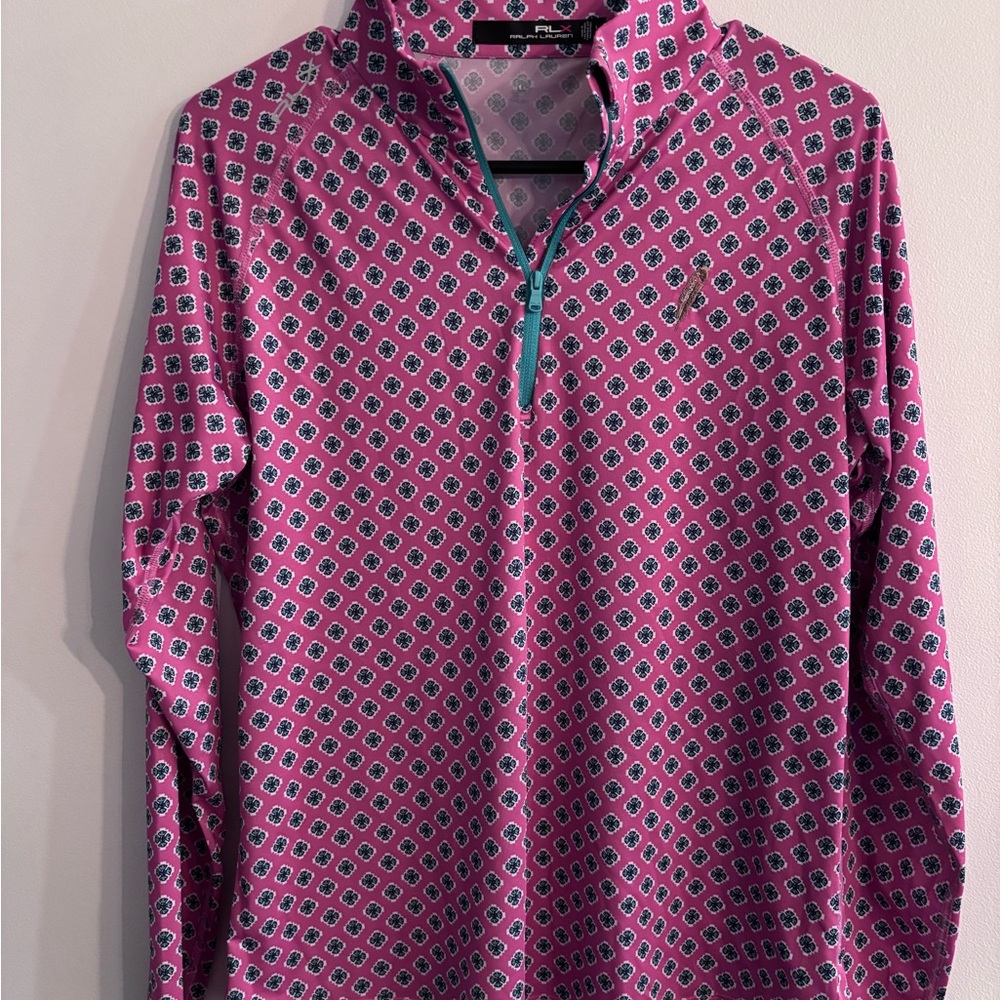 Ralph Lauren X Pink Long Sleeve Quarter Zip Pullover